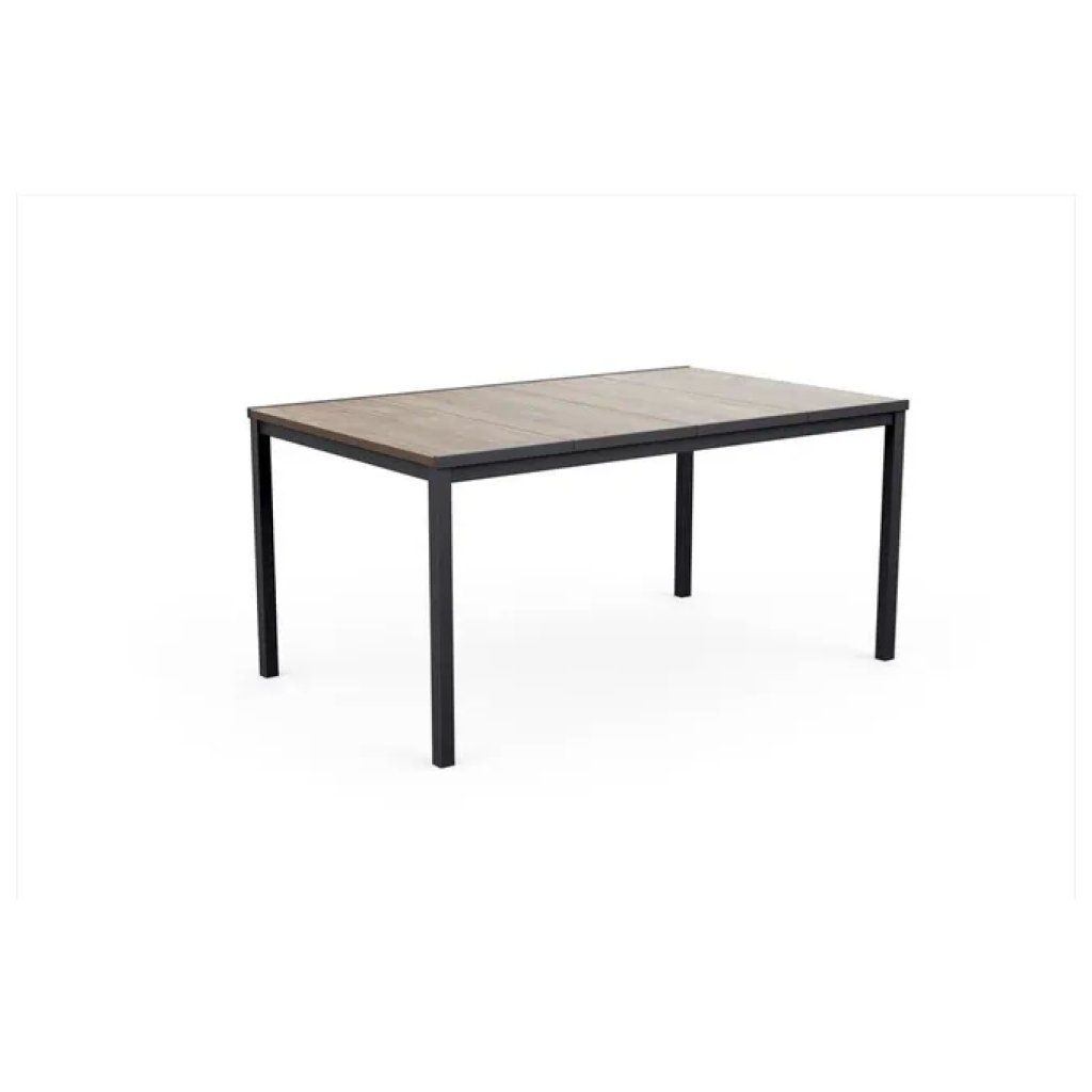 Keter Porto Tavolo da Esterno Grafite per 6 Persone 159 x 95 cm Keter Porto Tavolo da Esterno Grafite per 6 Persone 159 x 95 cm