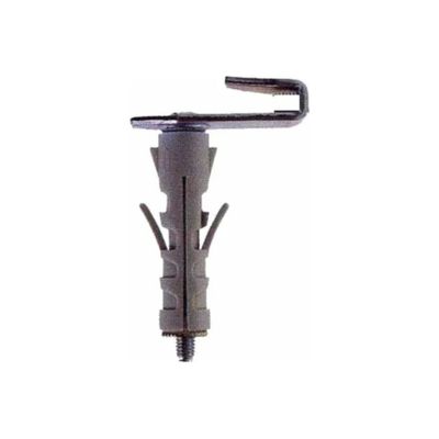 Fischer Tasselli Universali in Nylon con Gancio Piatto, 40 × 9 mm, 6 pezzi