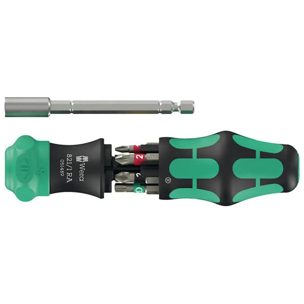 Wera Kraftform Kompakt 28 RA 1 – Set cacciaviti a cricchetto, 6 pezzi