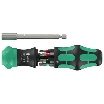 Wera Kraftform Kompakt 28 RA 1 – Set cacciaviti a cricchetto, 6 pezzi