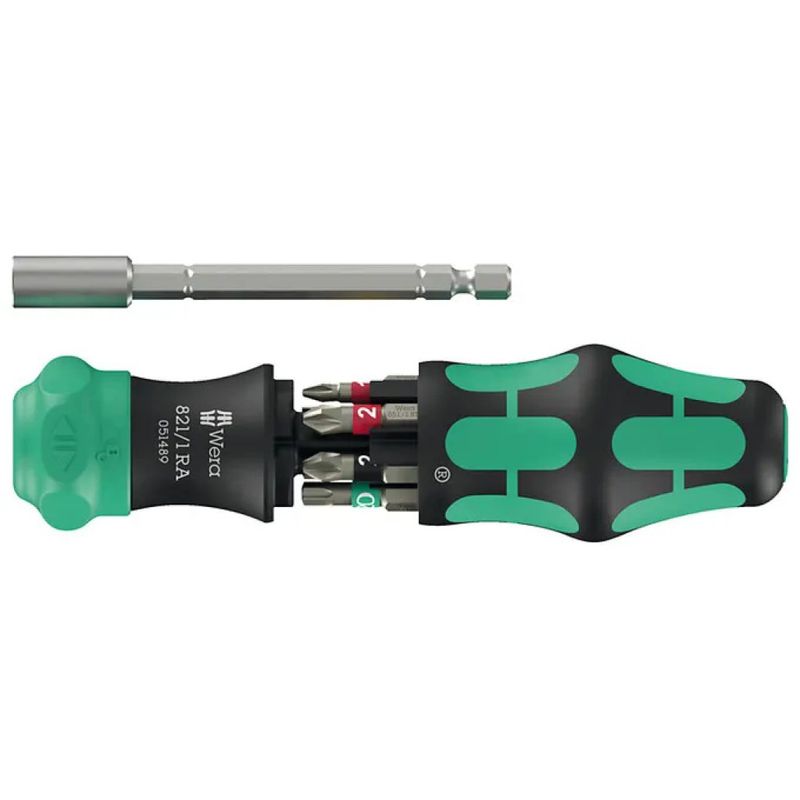 Wera Kraftform Kompakt 28 RA 1 – Set cacciaviti a cricchetto, 6 pezzi