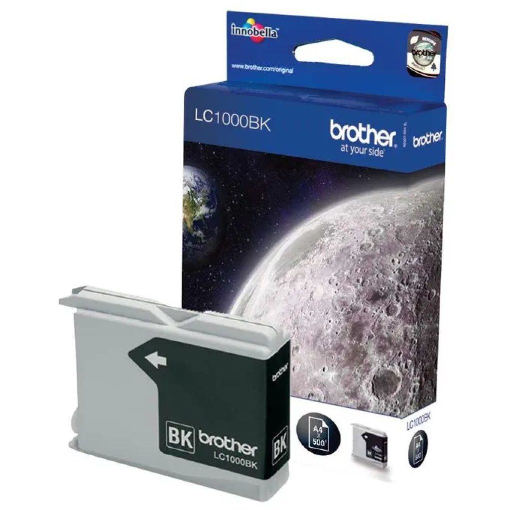 Brother LC-1000BK Cartuccia Inkjet Nera Originale, 9 ml Brother LC-1000BK Cartuccia Inkjet Nera Originale, 9 ml