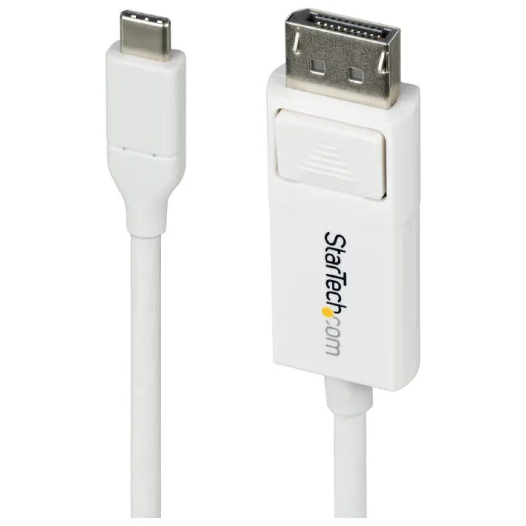 StarTech.com Cavo USB-C a DisplayPort 1.2, 2 m, 4K 60 Hz, bianco
