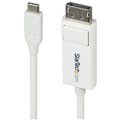 StarTech.com Cavo USB-C a DisplayPort 1.2, 2 m, 4K 60 Hz, bianco StarTech.com Cavo USB-C a DisplayPort 1.2, 2 m, 4K 60 Hz, bianco