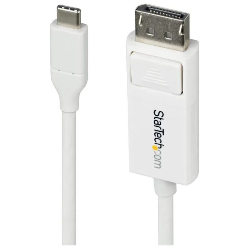 StarTech.com Cavo USB-C a DisplayPort 1.2, 2 m, 4K 60 Hz, bianco