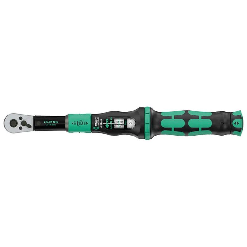 Wera Click-Torque Lock A 5 – Chiave dinamometrica 2,5–25 Nm