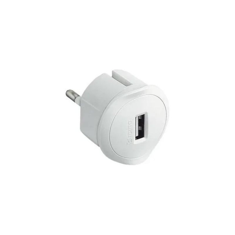 BTicino S3625DU Adattatore Franco-Tedesco con USB 16A Bianco