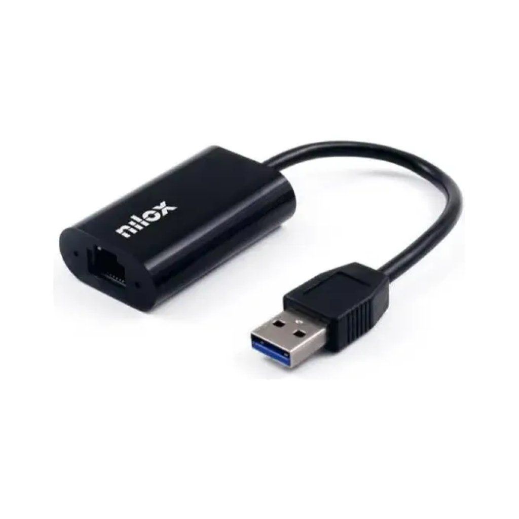Nilox NXADAPUSBARJ45 Adattatore USB-A Ethernet Gigabit RJ45
