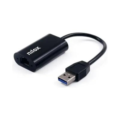 Nilox NXADAPUSBARJ45 Adattatore USB-A Ethernet Gigabit RJ45