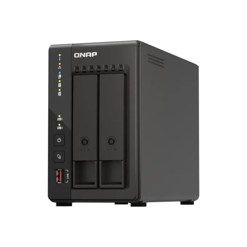 QNAP TS-253E-8G NAS Tower 2 bay, 8 GB RAM, Intel Celeron J6412