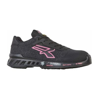 U-Power Michelle Red Leve Scarpe Antinfortunistiche Donna S1P SRC ESD – Nero e Rosa U-Power Michelle Red Leve Scarpe Antinfortunistiche Donna S1P SRC ESD – Nero e Rosa