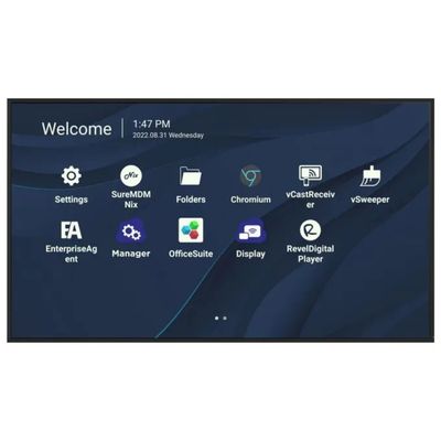 ViewSonic CDE7530 Display Professionale 75” 4K UHD con Wi-Fi e Android ViewSonic CDE7530 Display Professionale 75” 4K UHD con Wi-Fi e Android