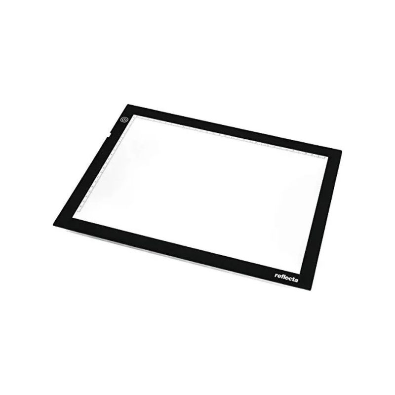 Reflecta 10319 Tavolo Luminoso LED A3 Dimmerabile Nero
