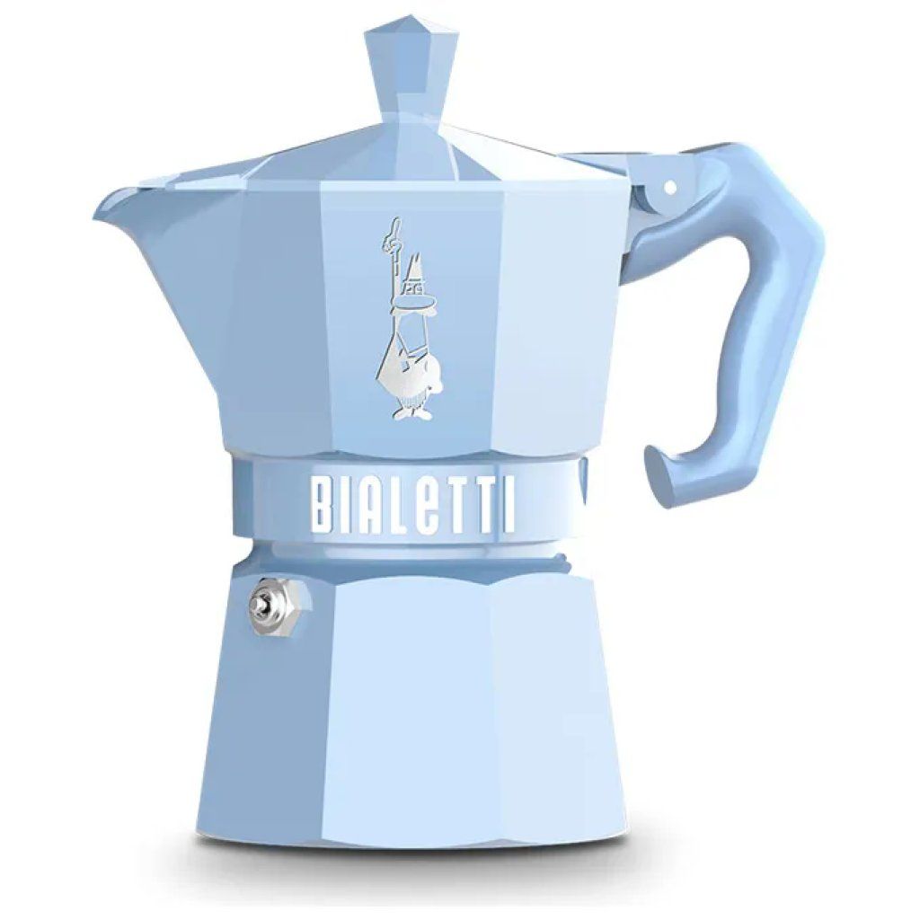 Bialetti Moka Express Exclusive 3 Tazze Blu Chiaro