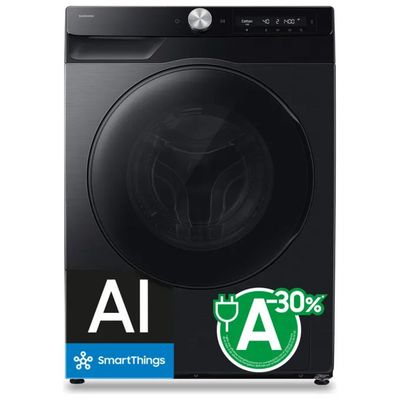 Samsung Series 9 WD90HG6U94BBU3 Lavasciuga 9/6 kg, 1400 giri, Wi-Fi, Vapore, Nero