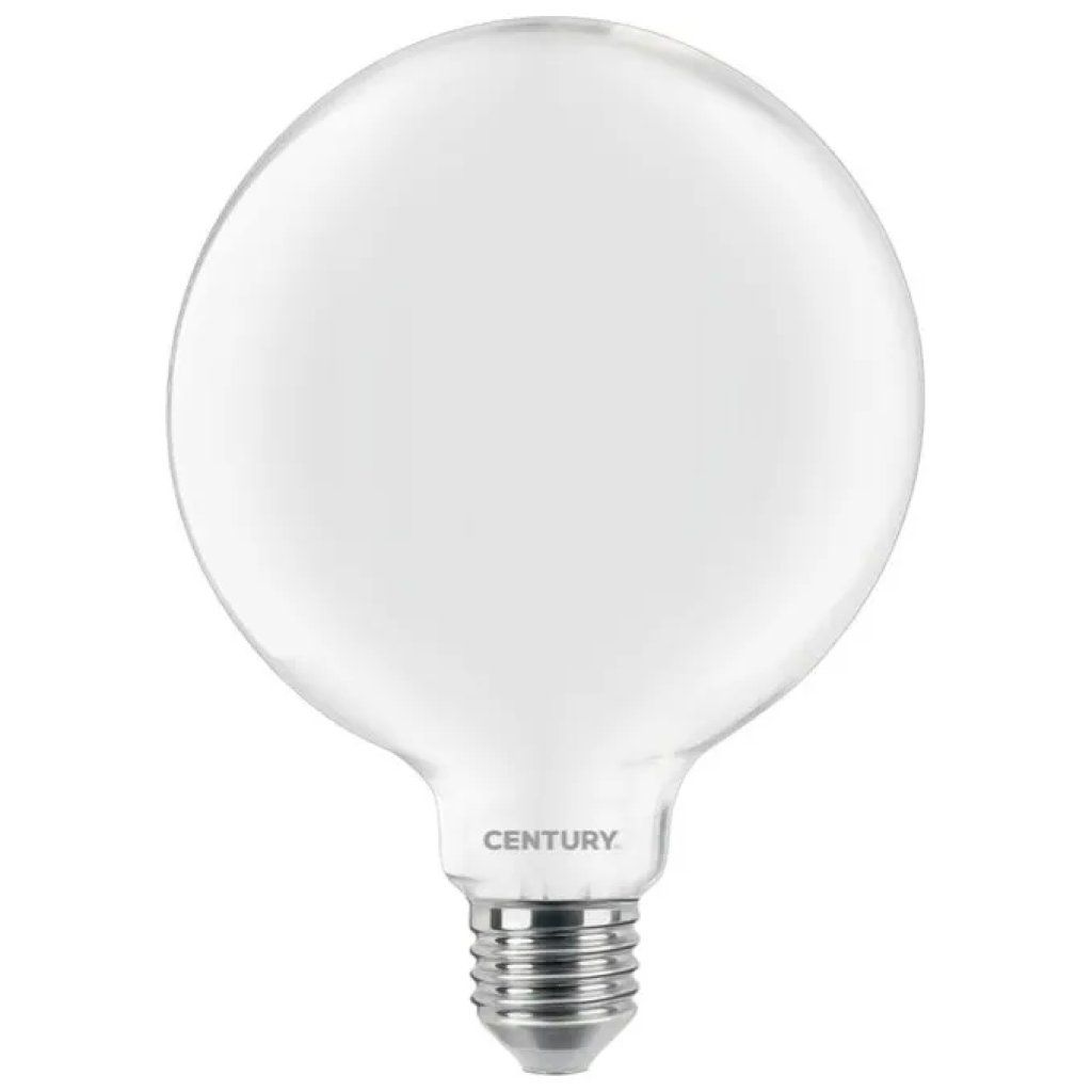 CENTURY Incanto Saten Lampadina LED Globo G125 E27 10W 3000K
