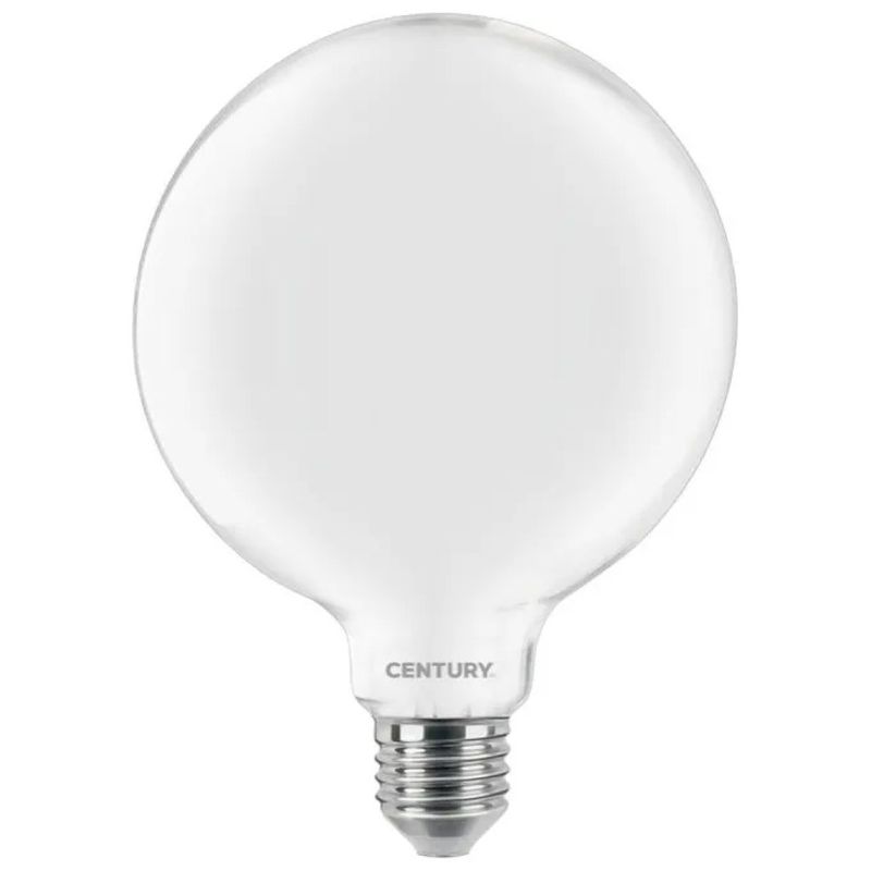 CENTURY Incanto Saten Lampadina LED Globo G125 E27 10W 3000K