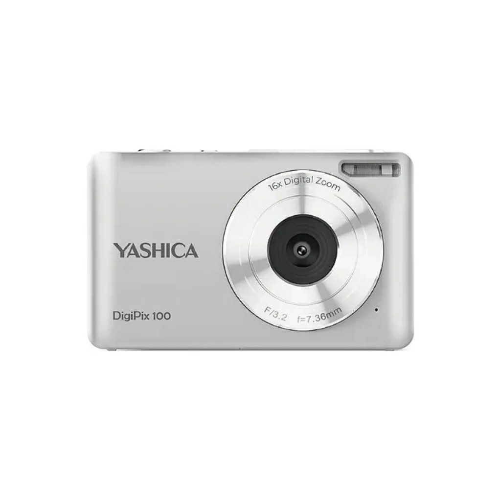 Yashica DigiPix 100 – Fotocamera compatta 44 MP, zoom 16x, argento Yashica DigiPix 100 – Fotocamera compatta 44 MP, zoom 16x, argento
