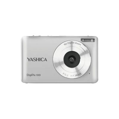 Yashica DigiPix 100 – Fotocamera compatta 44 MP, zoom 16x, argento