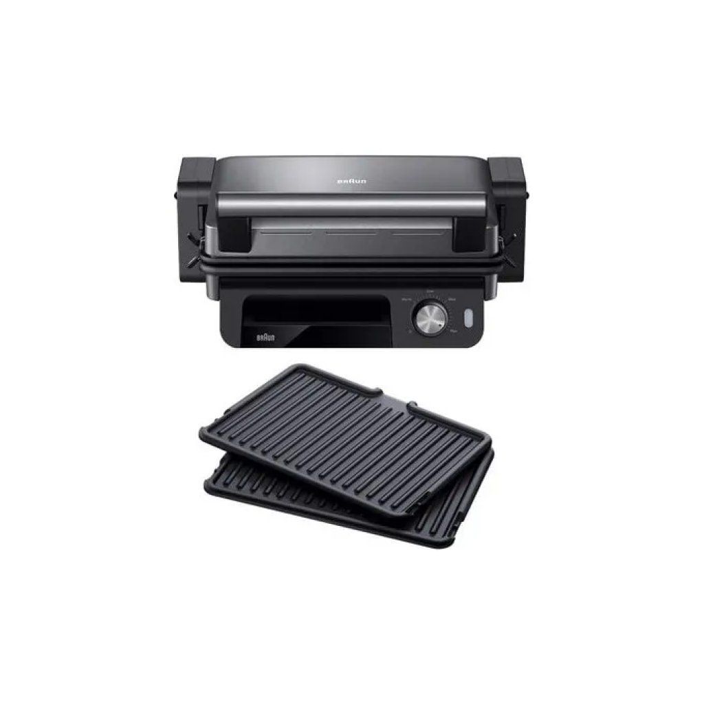 Braun MultiGrill 5 CG5033 Griglia di contatto 3 in 1, 2000 W, nera Braun MultiGrill 5 CG5033 Griglia di contatto 3 in 1, 2000 W, nera