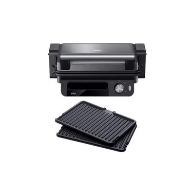Braun MultiGrill 5 CG5033 Griglia di contatto 3 in 1, 2000 W, nera Braun MultiGrill 5 CG5033 Griglia di contatto 3 in 1, 2000 W, nera