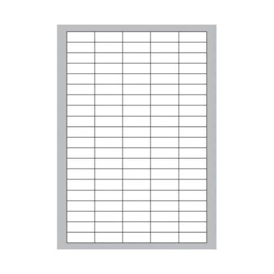 Megastar Etichette Adesive Bianche 37 x 14 mm, 100 Fogli