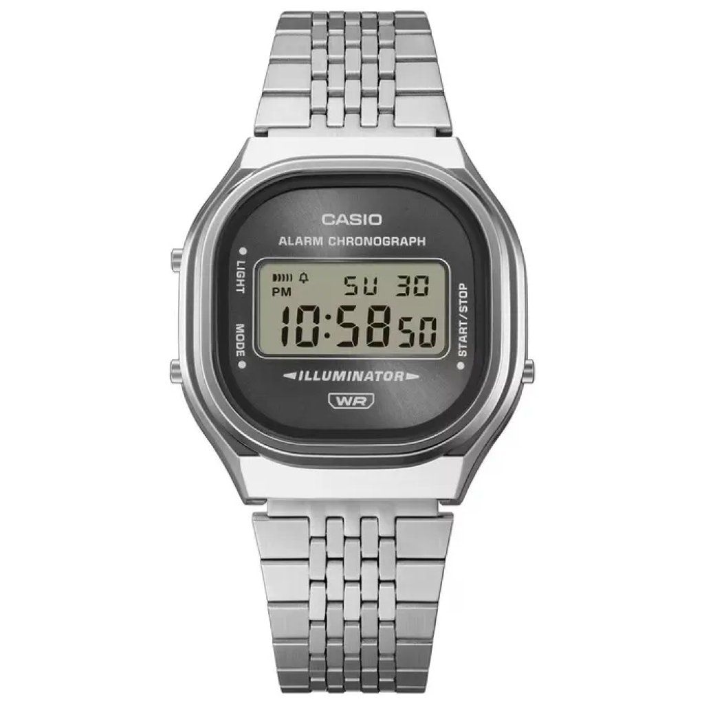 Casio Vintage A140WE-8AEF Orologio Digitale Unisex in Acciaio
