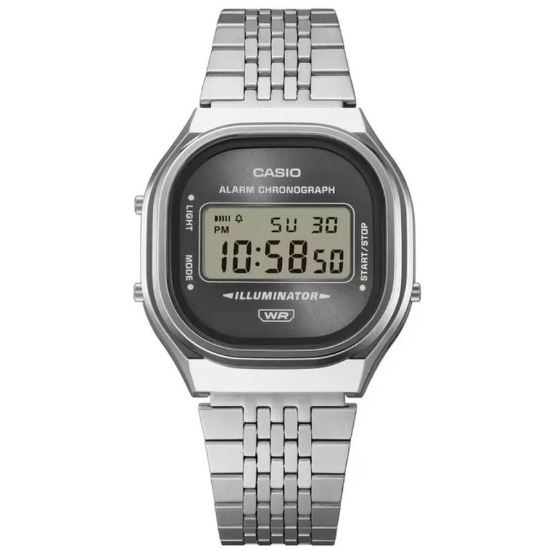 Casio Vintage A140WE-8AEF Orologio Digitale Unisex in Acciaio