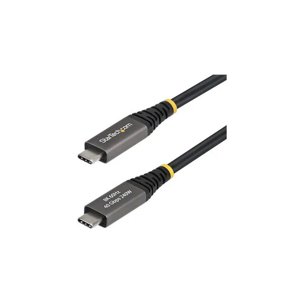 StarTech Cavo USB4 Attivo USB-C 2 m, 40 Gbps, 240 W