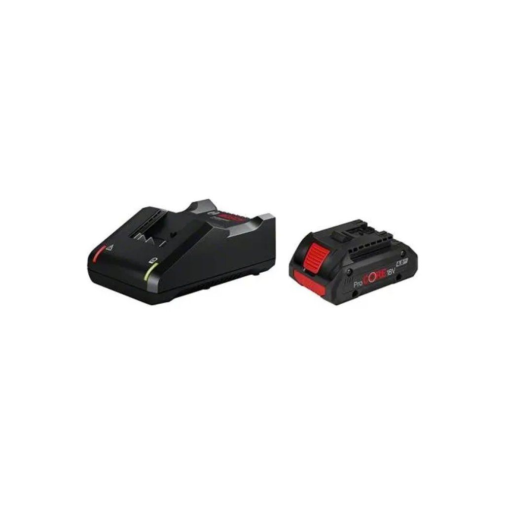 Bosch 1 600 A01 U7U Set Batteria 18 V 4 Ah e Caricabatterie