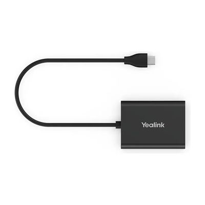 Yealink EHS61 Adattatore per Cuffie Wireless DECT, Nero