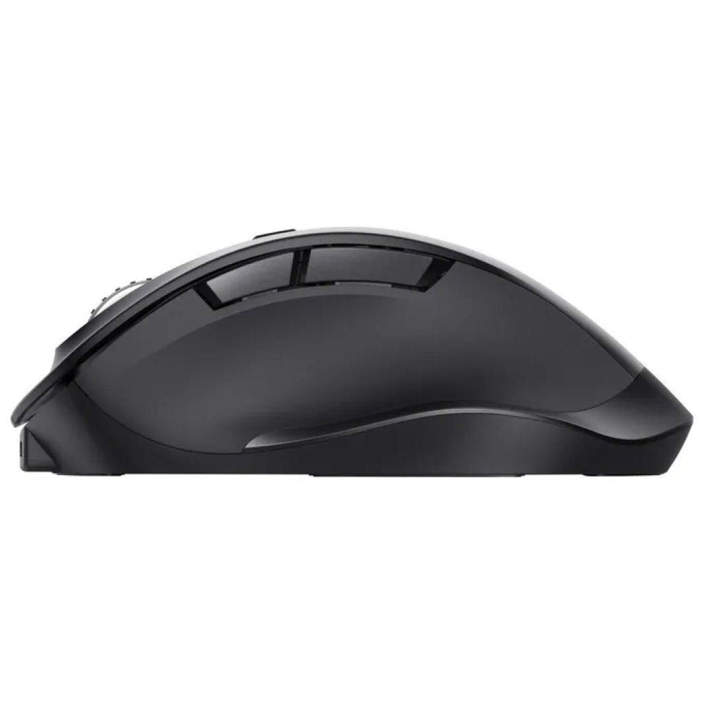 Trust Fyda Mouse Wireless Ergonomico, 2400 DPI, Nero