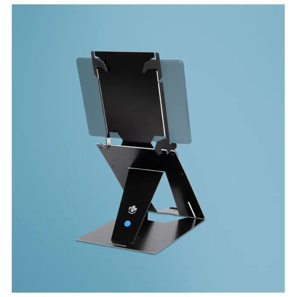 R-Go Tools Riser Duo Supporto Regolabile per Laptop e Tablet, Nero