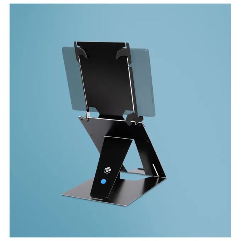R-Go Tools Riser Duo Supporto Regolabile per Laptop e Tablet, Nero