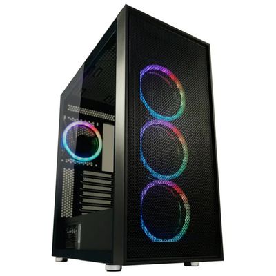 LC-Power Black-Wanderer-X – Case Midi Tower Nero con 4 Ventole ARGB LC-Power Black-Wanderer-X – Case Midi Tower Nero con 4 Ventole ARGB