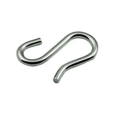 Vigor-Blinky Gancetti Giganti per Scorrevoli a V, Ottone Nichelato, 500 Pezzi, Argento