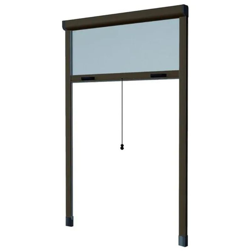 HUFIRMA HU-FIRMA 75408 Zanzariera verticale in alluminio marrone 80 × 170 cm