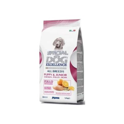 Monge Special Dog Excellence Junior con Pollo, 1,5 kg