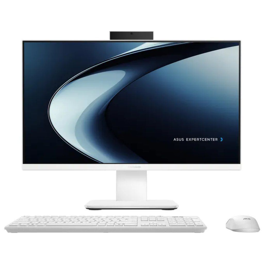 ASUS ExpertCenter P600 AiO, Ryzen AI 7 345, 16 GB DDR5, SSD 512 GB, Wi-Fi 7, Windows 11 Pro, bianco