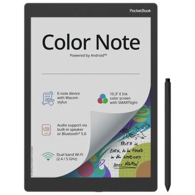 PocketBook Color Note E-reader a colori 10,3” 32 GB, Nero-Blu PocketBook Color Note E-reader a colori 10,3” 32 GB, Nero-Blu