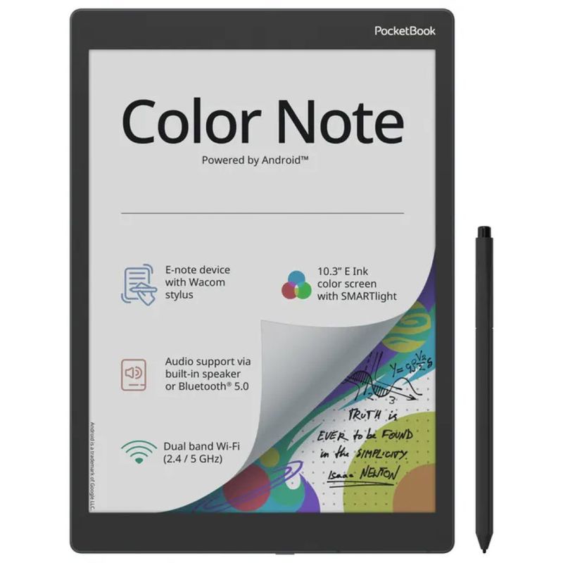PocketBook Color Note E-reader a colori 10,3” 32 GB, Nero-Blu