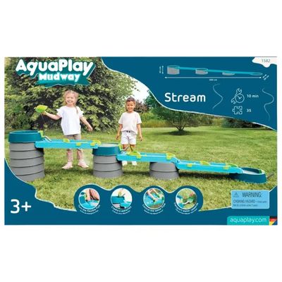 BIG AquaPlay Mudway STREAM – Sistema di gioco con canali d’acqua, 300 cm