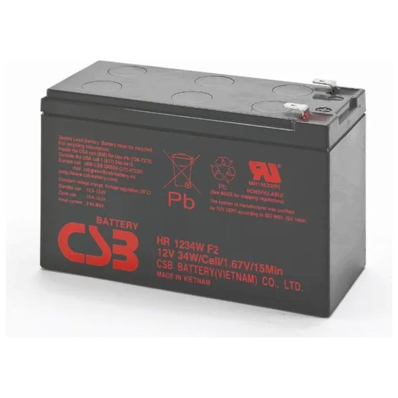 PowerWalker 91010038 Batteria UPS VRLA 12 V 9 Ah