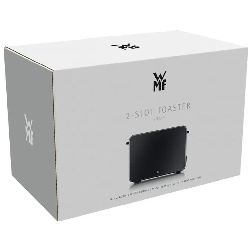 WMF Stelio Tostapane 2 Fette, 1050 W, Nero
