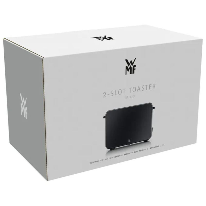 WMF Stelio Tostapane 2 Fette, 1050 W, Nero