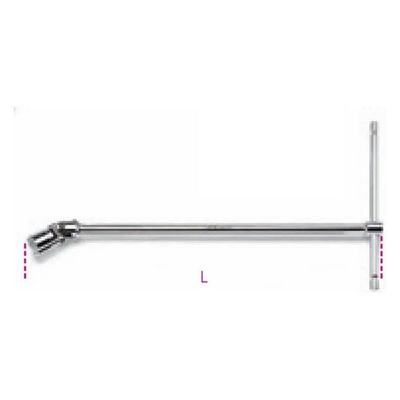 BETA 952 Chiave a T Snodata con Bussola Esagonale 24 mm