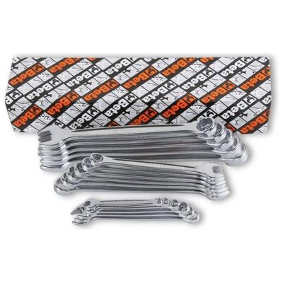 Beta 42/S17 Set di 17 chiavi combinate cromate, 6–22 mm