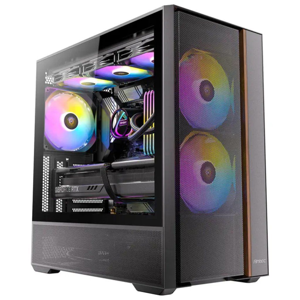 Antec FLUX Rear Mid Tower ATX Nero con 5 Ventole ARGB