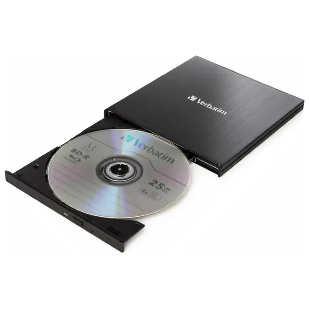 Verbatim 43889 Masterizzatore Blu-ray Esterno Slim USB-C