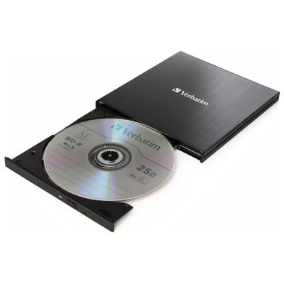Verbatim 43889 Masterizzatore Blu-ray Esterno Slim USB-C